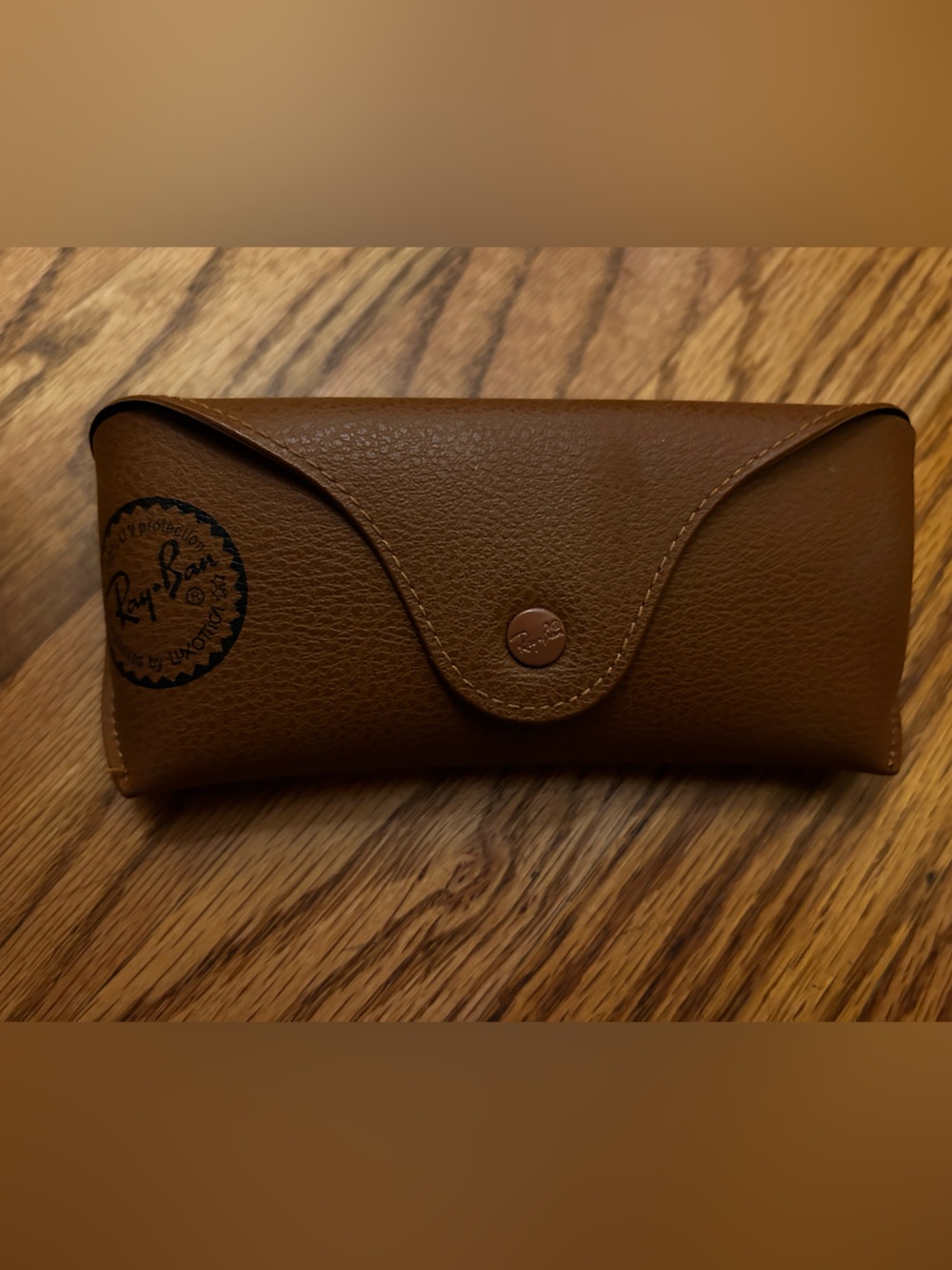 Ray-Ban Brown Leatherette Sunglasses Case